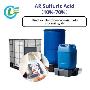 Differnet package of Sulfuric Acid AR 10-70%