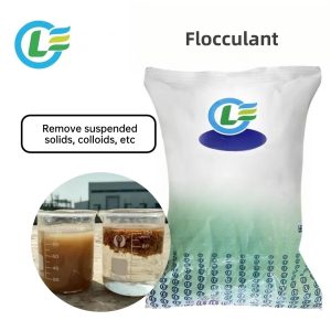 Flocculant forming large flocs in industrial wastewater