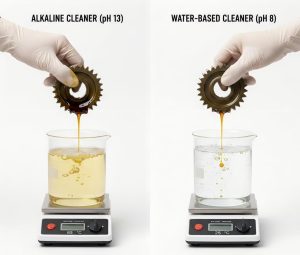 弘益海防化学品工厂碱性与水性金属脱脂剂对比